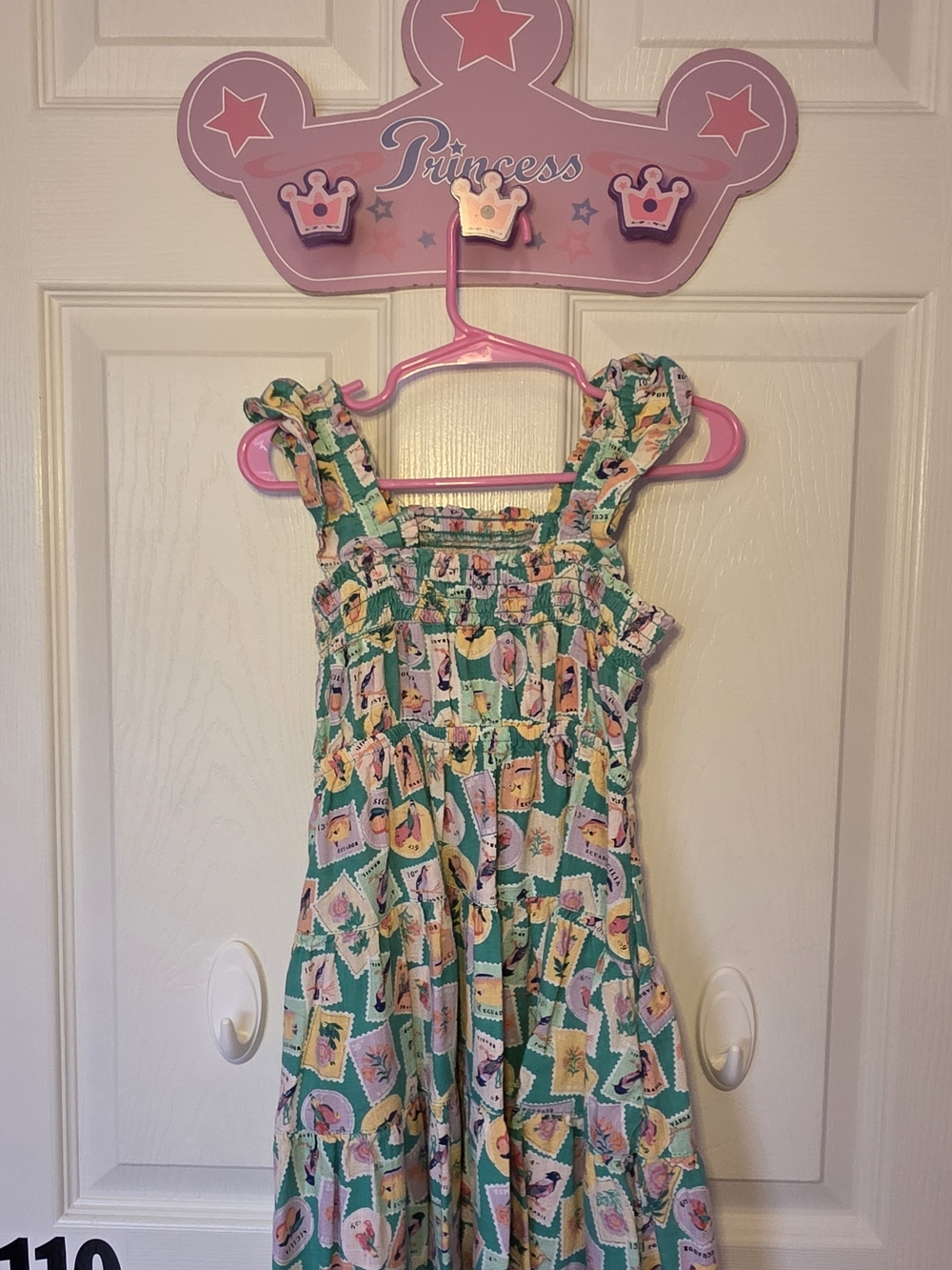 Copper Key Green Floral-Print Ruffled Sundress